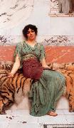 John William Godward Sweet Dreams oil on canvas